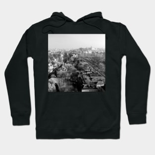 Wintery Budapest Skyline Hoodie